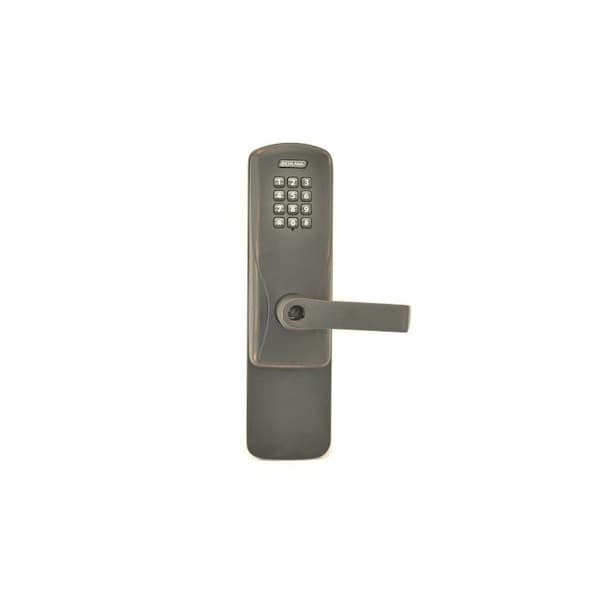 Standalone Keypad Programmable Electronic Lock Rim Exit Trim Classroom / Storeroom Keypad Rhodes Lev
